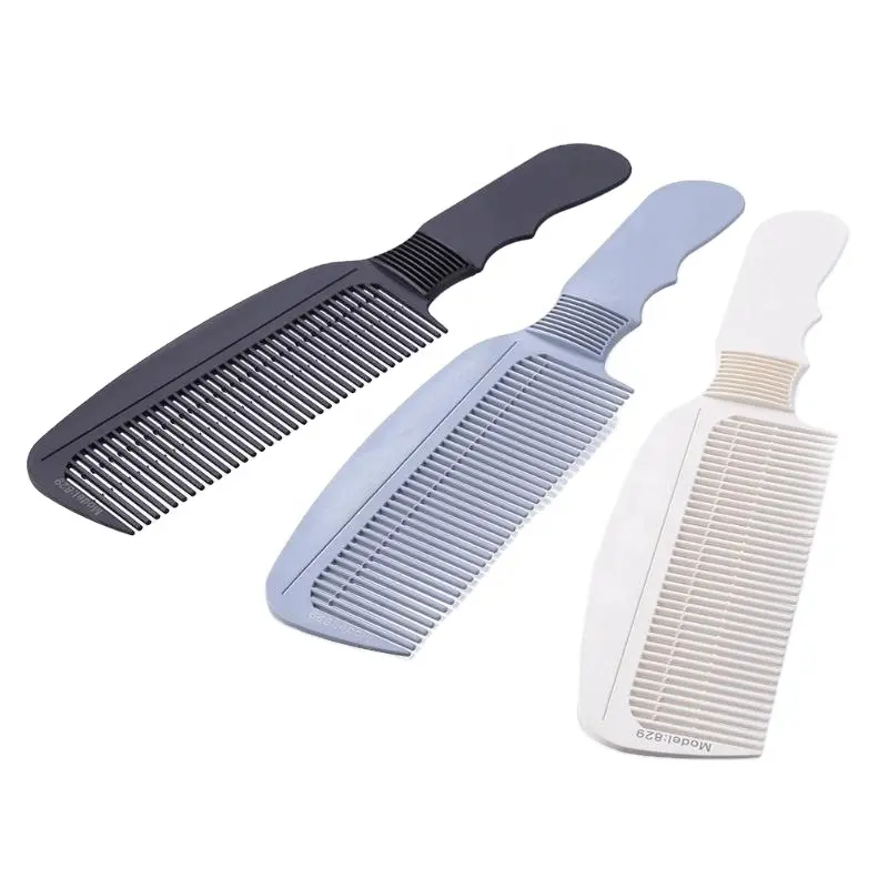 RTS 2023 YDM Carbon Fiber Anti-Static 3D Hairdressing Comb Black Handle Hair Brushes Comb Clipper Barber Haircut Brush Salon