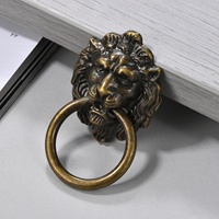 Nouvelle poignée de style chinois, luxe léger, tête de lion brossée antique, pour armoire, porte de placard, commode, cuisine, chambre, maison