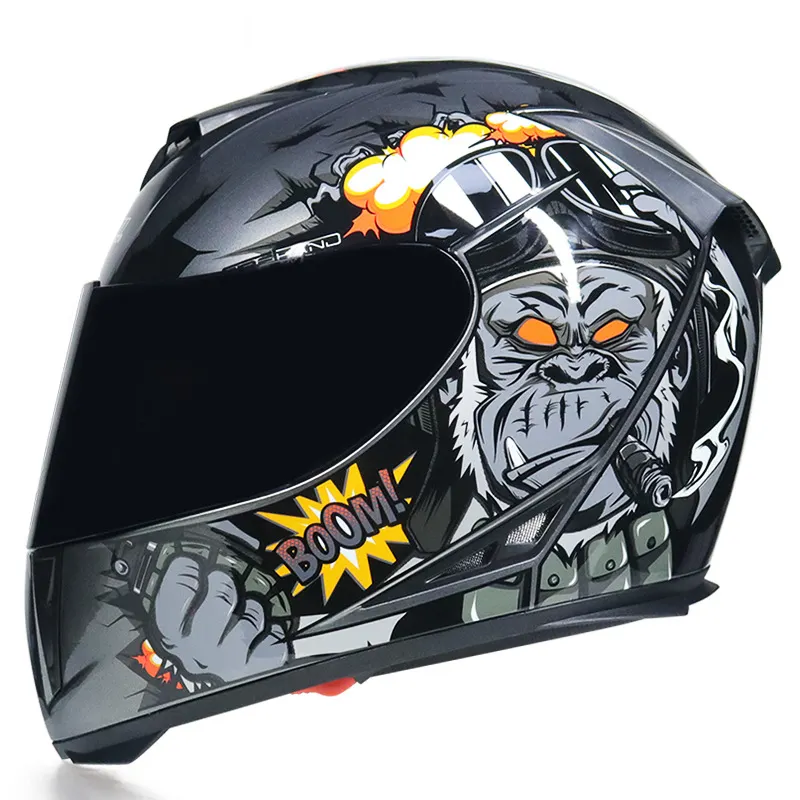SUBO 2022 Chinese Lunar New Year Customization Helmet For Motorcycle Riding Protective Full Face With Double Visor In Hot Sale