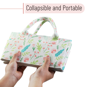 Felt <b>Bag</b> Nursery Storage Wipes <b>Bag</b> <b>Nappy</b> Organizer Container Felt Storage Basket - Product Image 5