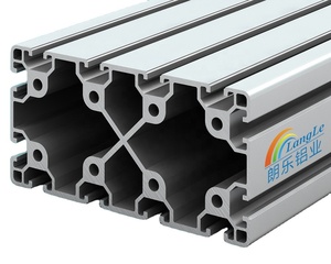 Perfiles de aluminio Estaciones de trabajo con ranura en T extrusión CNC perfil de aluminio anodizado 80160 extrusión T ranura perfil de aluminio ganador - Product Image 1
