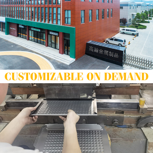 Mostrador de cocina de madera negra personalizado, acero inoxidable, contenedor de metal para pan, <span class=keywords><strong>caja</strong></span> de pan de bambú con <span class=keywords><strong>tapa</strong></span> - Product Image 6