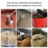 Mélangeur vertical pour aliments pour animaux de volaille 110, personnalisé en usine, nouveau, en acier inoxydable, 220V, pour utilisation à la ferme