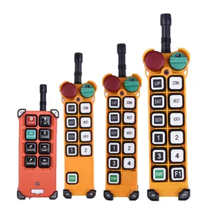 Industrial 8 Button Remote Control F24-8D Telecrane 433mhz 8 Buttons Crane Radio Wireless For Industrial Remote Control