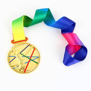 Nouvelle médaille de basket-ball Super <span class=keywords><strong>Dunk</strong></span> de ligne de couleur de motif personnalisé de conception pour les récompenses de médaille d'événements sportifs de compétition de basket-ball universitaire - Product Image 1