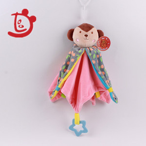JT-2 <span class=keywords><strong>Doudou</strong></span> doux de dessin animé pour bébé, serviette en papier avec anneau, jouet poupée - Product Image 6