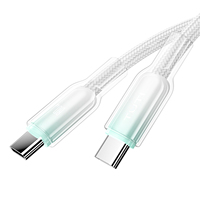 Câble de charge rapide Tuti Cheaper 60w en nylon tressé 1m Type C vers C pour téléphone/tablette