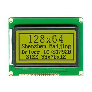Монохромный ЖК-экран MJ12864G MAIJING 3,1 дюйма 128x64 STN с высоким разрешением, библиотека китайских шрифтов, производитель из Шэньчжэня - Product Image 3