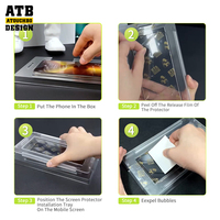 Ensemble anti-rayures Atouchbo 360 pour iPhone 14 13 12 11 avec protection d'écran, ensemble de protection pour iPhone 13, lot de 6 en 1