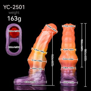 YOCY Gaine <span class=keywords><strong>de</strong></span> pénis en silicone liquide, anneau <span class=keywords><strong>de</strong></span> pénis, gode réaliste en forme <span class=keywords><strong>de</strong></span> <span class=keywords><strong>cheval</strong></span>, étui <span class=keywords><strong>de</strong></span> pénis pour l'agrandissement du pénis masculin, jouets sexuels pour hommes adultes - Product Image 4