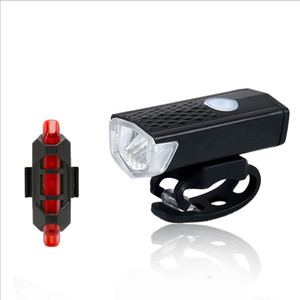 Kit d'éclairage de vélo résistant aux intempéries avec lampes LED avant et arrière pour une visibilité accrue et une autonomie de batterie longue durée - Product Image 3