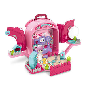 <span class=keywords><strong>Jouet</strong></span> préscolaire 3 en 1 sac à dos de soins <span class=keywords><strong>pour</strong></span> enfants, <span class=keywords><strong>jouet</strong></span> de jeu <span class=keywords><strong>pour</strong></span> prendre soin du mignon chiot <span class=keywords><strong>chien</strong></span> ensemble de jeu - Product Image 2