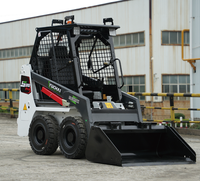 Wecan 830kg Capacité de charge Skid Steer Loader WT830 avec moteur haute puissance PLC et composants d'engrenage moteur