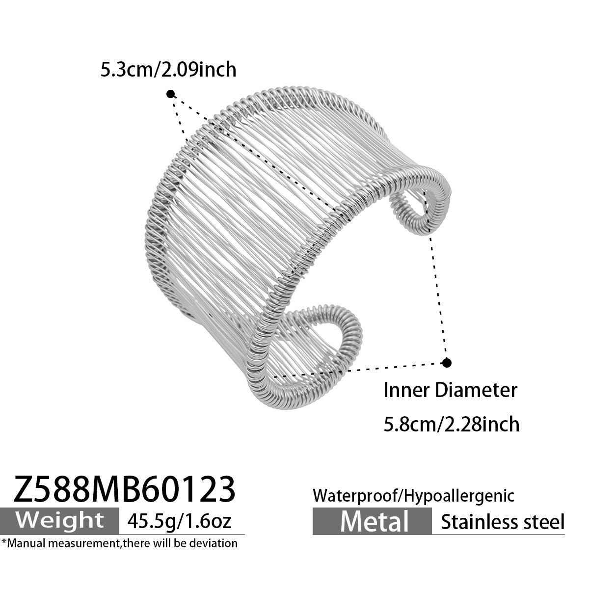 Bracelet en acier Z588