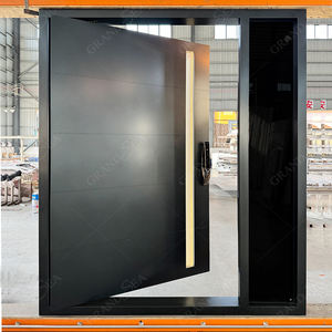 Porte d'entrée pivotante en aluminium sur mesure de conception moderne Grandsea avec prix d'usine pour les projets résidentiels - Product Image 2