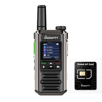 GaodaPTT 4G Walkie Talkie Global POC Kartu SIM Jangkauan Jauh 10000km Radio Dua Arah PTT SOS IP54 Interkom Nirkabel Gxin SOS OEM/ODM