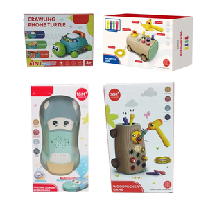 Jouet tortue rampante 6 en 1 pour bébé avec téléphone, tambour, piano et musique lumineuse pour l'apprentissage précoce et l'entraînement à la marche pour les tout-petits - Product Image 5