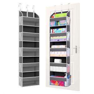 Non-woven Multi-Purpose Foldable Bedroom Wardrobe Storage Hanging Bag for Clothing Underwear CD Magazine - Product Image 1