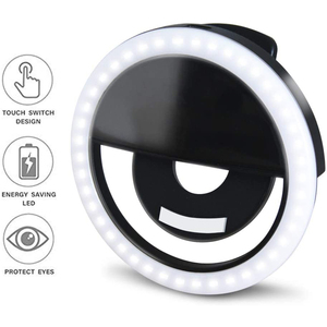 Sạc MINI Điện Thoại Thông Minh Di Động Điền <span class=keywords><strong>LED</strong></span> <span class=keywords><strong>Flash</strong></span> Vòng Clip Beauty Selfie Mobile Ring Light Cho Điện Thoại Di Động - Product Image 4