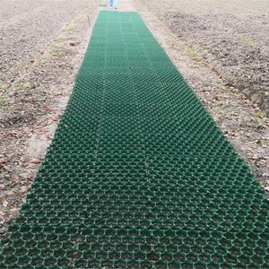 Stationnement PE-HD Nid d'abeille Gravier Stabiliser Stationnement Pelouse dure Grille en plastique Protection contre l'herbe Bloc Pavé avec Uv - Product Image 6