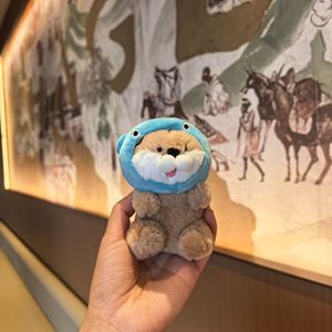 HECION Llavero de Peluche con Cabeza de Nutria Adorable, Juguete de Peluche de Nutria con Pez para Decoración de Bolsos - Product Image 6