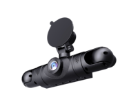 Caméra embarquée HD 360 degrés avec écran IPS et vision nocturne, enregistrement vidéo pour véhicule, caméra vidéo pour voiture, mémoire média