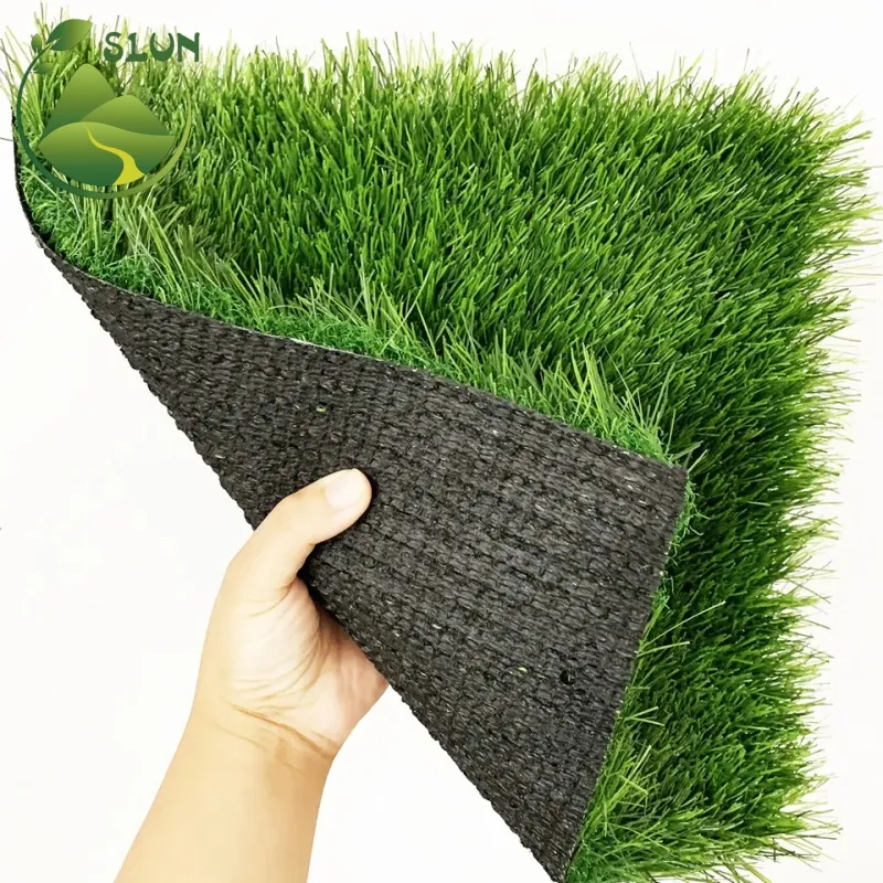 Karpet rumput 10x10 karpet rumput luar ruangan rumput buatan alami karpet rumput hijau putt palsu untuk balkon untuk taman