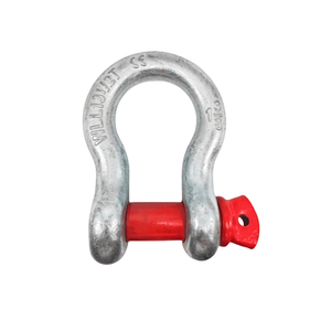Manilles à vis américaines en acier inoxydable avec goupille de sécurité pour applications industrielles lourdes et minières - Product Image 6