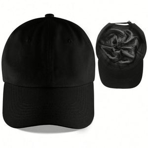 Gorra de Béisbol de Algodón al por Mayor de 6 Paneles con Forro de Satén y Seda que Ayuda a Prevenir el Frizz y la Rotura, Gorra Deportiva Ajustable para Mujer, Regalo - Product Image 4