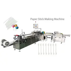 2000pcs/min Min 1.5mm Diameter Paper Stick Making Machine 180-200m/min Lollipop Stick Machine