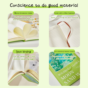 Tùy chỉnh thiết kế Nhật ký <span class=keywords><strong>A5</strong></span> máy tính xách tay Tạp Chí cá nhân thanh lịch hoa softcover máy tính xách tay máy tính xách tay da - Product Image 6