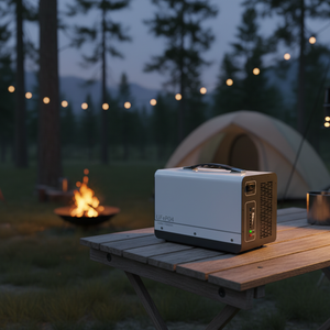 แบตเตอรี่ 500W/1000Wh AC220V DC11V/55V สถานีไฟฟ้าพกพาสำหรับใช้งานกลางแจ้ง คลื่นไซน์บริสุทธิ์ ระบบอินเวอร์เตอร์สองทิศทาง รองรับการชาร์จพลังงานแสงอาทิตย์ กำลังไฟสูง - Product Image 3