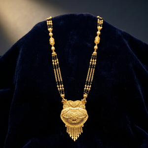 Wholesale 24K Micro Gold Long Mangalsutra For Married Women, Indian <b>Wedding</b> Long Mangalsutra, Daily Wear Gold Finish Mangalsutra - Product Image 3