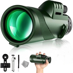 Telescopio Monoculare 10-30x50 HD - Per Birdwatching, Caccia, Escursionismo | Impermeabile Con Adattatore Smartphone - Foto 10