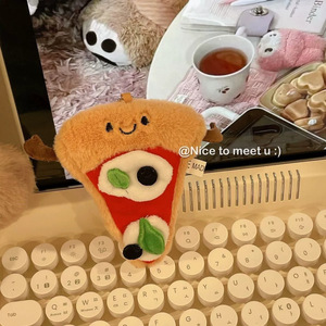 Bánh Mì câu chuyện túi quyến rũ Rau Trái Cây thực phẩm mặt dây chuyền sang trọng Đồ chơi sang trọng Đồ chơi sang trọng bánh Keychain Bánh Ngô Anh Đào Croissant Mặt dây chuyền - Product Image 5