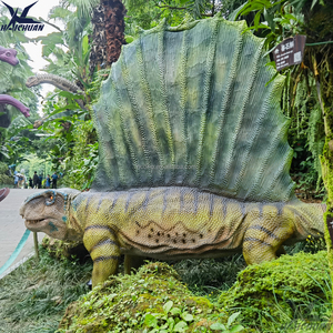 Achetez un modèle de dinosaure animatronique Dimetrodon avec capteur infrarouge pour parc à thème sur le thème des dinosaures en plein air - Product Image 6