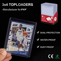 3x4 "Toploaders 35pt Ultra Clear Pro Quality Toploader Trading Card Top Loader 3x4 Topload Card Holder