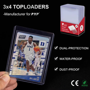 3x4 "<span class=keywords><strong>Toploaders</strong></span> 35pt <span class=keywords><strong>Ultra</strong></span> Clear <span class=keywords><strong>Pro</strong></span> Quality Toploader Trading Card Top Loader 3x4 Topload Card Holder - Product Image 4