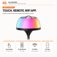 Lampe de sol projecteur d'aurores boréales 3-en-1 avec lumière de lecture à intensité variable, éclairage RGB, contrôle par application WiFi pour chambre à coucher et salon