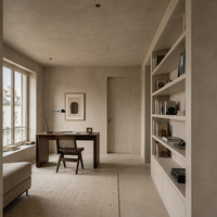 Revêtement Microciment Intérieur Étanche Peinture Murale et de Sol en Béton Décoratif Sans Joint Finition Lisse Style Cuisine Chambre Salle de Bain