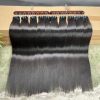 Cheveux humains vierges bruts non traités vietnamiens, lisses comme des baguettes, provenant d'un seul donneur, fournisseur de cheveux vierges, mèches de cheveux humains Remy cambodgiens