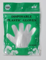 100 pièces/sac jetables PE gants alimentaire cuisine gants en plastique de qualité alimentaire épaissi Transparent main gants pour Salon Restaurant