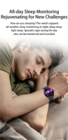 Nuevo diseño clásico ST55 reloj inteligente presión arterial control del ritmo cardíaco IP67 impermeable asistente de voz reloj inteligente personalizado