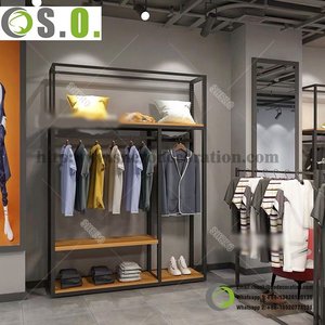 Expositor <span class=keywords><strong>de</strong></span> zapatos y estante <span class=keywords><strong>de</strong></span> exhibición <span class=keywords><strong>de</strong></span> <span class=keywords><strong>ropa</strong></span> al por menor <span class=keywords><strong>de</strong></span> madera para tienda <span class=keywords><strong>de</strong></span> <span class=keywords><strong>ropa</strong></span> - Product Image 1