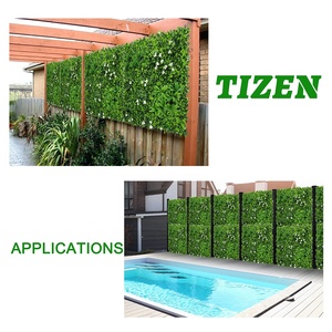<span class=keywords><strong>Tizen</strong></span> แผ่นพุ่มไม้พลาสติกแบบ OEM/ODM,แผงถนนหนทางสำหรับแต่งสวนสีเขียวของตกแต่งบ้านผนังหญ้าเทียม - Product Image 6