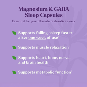Giá tốt nhất Melatonin miễn phí giấc ngủ & phục hồi viên nang với Gaba magiê Glycinate 60 viên nang 100% thuốc miễn phí - Product Image 4
