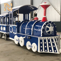 Train électrique touristique Nova Rides à 24 places à vendre TLT-FT14, train touristique sans rails à grande échelle pour parc d'attractions
