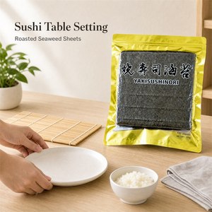 Alimentos y Snacks: Nori, Alga <span class=keywords><strong>Marina</strong></span> Seca, Algas Marinas, Productos a Granel, Lotes al por Mayor, Comida, Sushi, Yaki Nori - Product Image 3