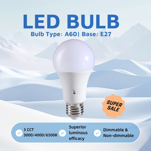 <span class=keywords><strong>Ampoule</strong></span> LED SAA RCM A60 3-CCT Commutable 5W 7W 9W 12W Dimmable Tri-couleur pour le marché australien et néo-zélandais - Product Image 2