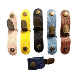 Ztc371 Clip de chapeau en cuir multi-usages, support pour chapeau de paille, pour sac à dos, accessoire de voyage en plein air, design coloré unisexe pour adulte - Product Image 5